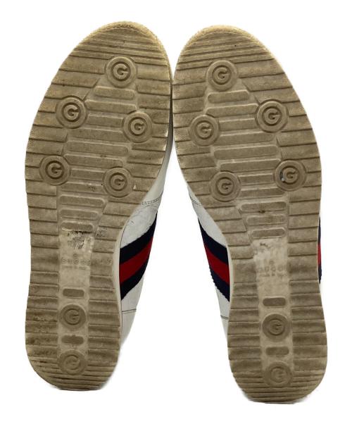 GUCCI（グッチ）GUCCI (グッチ) スニーカー　マイクログッチシマ ホワイト サイズ:26cmの古着・服飾アイテム