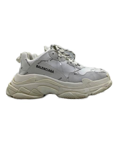 BALENCIAGA（バレンシアガ）BALENCIAGA (バレンシアガ) ローカットスニーカー　BALENCIAGA ホワイト サイズ:26.5cmの古着・服飾アイテム