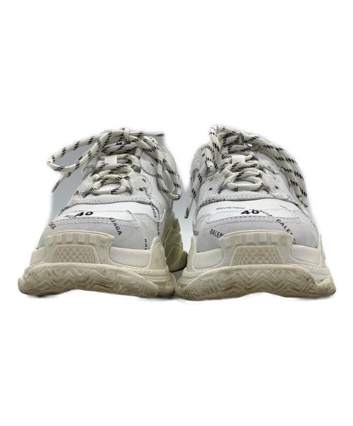 BALENCIAGA（バレンシアガ）BALENCIAGA (バレンシアガ) ローカットスニーカー　BALENCIAGA ホワイト サイズ:26.5cmの古着・服飾アイテム