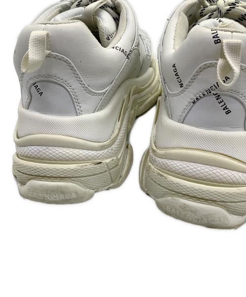 BALENCIAGA（バレンシアガ）BALENCIAGA (バレンシアガ) ローカットスニーカー　BALENCIAGA ホワイト サイズ:26.5cmの古着・服飾アイテム