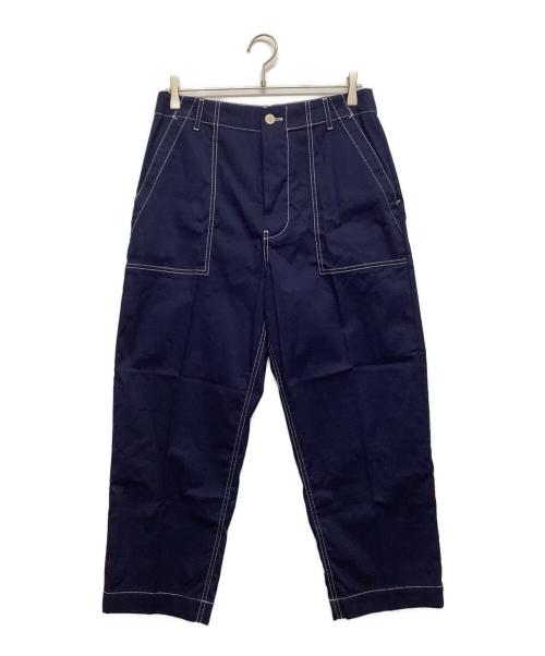 MONCLER（モンクレール）MONCLER (モンクレール) クロップドパンツ ネイビー サイズ:44の古着・服飾アイテム