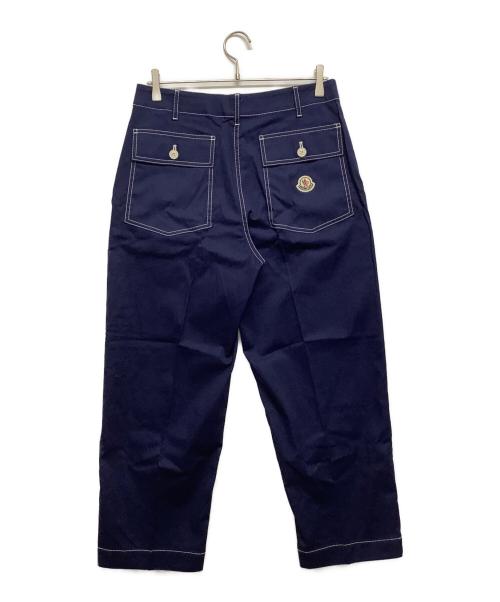 MONCLER（モンクレール）MONCLER (モンクレール) クロップドパンツ ネイビー サイズ:44の古着・服飾アイテム