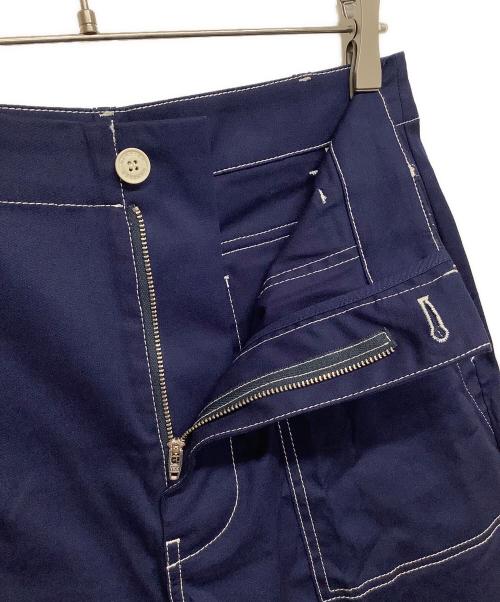 MONCLER（モンクレール）MONCLER (モンクレール) クロップドパンツ ネイビー サイズ:44の古着・服飾アイテム