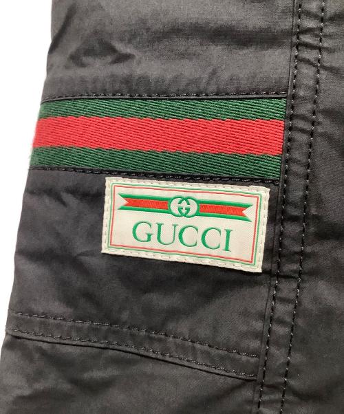 GUCCI（グッチ）GUCCI (グッチ) シェリーラインショートパンツ ブラック サイズ:46の古着・服飾アイテム