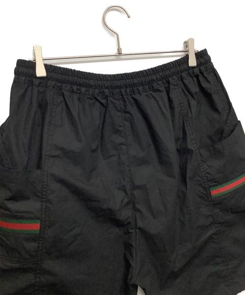 GUCCI（グッチ）GUCCI (グッチ) シェリーラインショートパンツ ブラック サイズ:46の古着・服飾アイテム