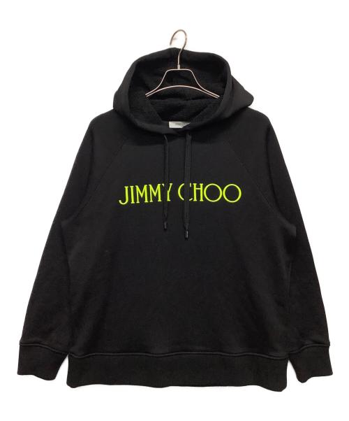 JIMMY CHOO（ジミーチュウ）JIMMY CHOO (ジミーチュウ) プルオーバーパーカー ブラック サイズ:Mの古着・服飾アイテム