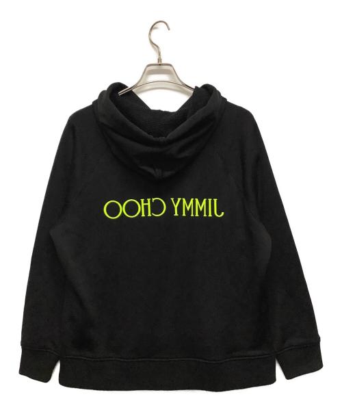 JIMMY CHOO（ジミーチュウ）JIMMY CHOO (ジミーチュウ) プルオーバーパーカー ブラック サイズ:Mの古着・服飾アイテム