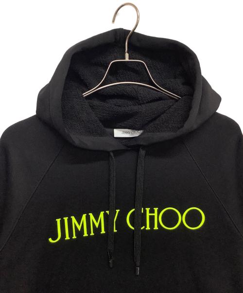 JIMMY CHOO（ジミーチュウ）JIMMY CHOO (ジミーチュウ) プルオーバーパーカー ブラック サイズ:Mの古着・服飾アイテム
