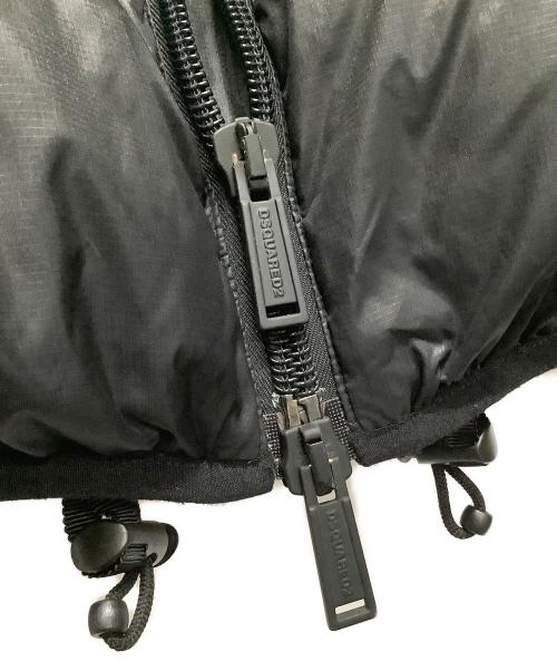 DSQUARED2（ディースクエアード）DSQUARED2 (ディースクエアード) Nylon Hooded Puffer ブラック×オレンジ サイズ:42の古着・服飾アイテム