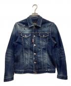 DSQUARED2ディースクエアード）の古着「ダメージ加工ウォッシュドデニムジャケット」