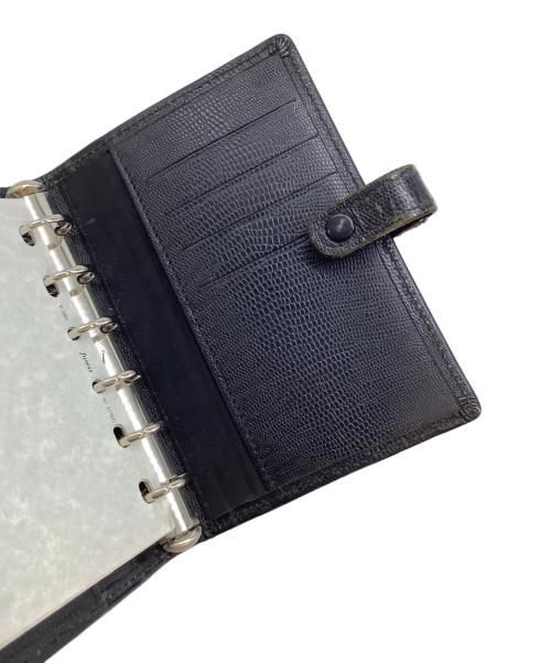 FILOFAX（ファイロファックス）FILOFAX (ファイロファックス) レザー手帳 ブラックの古着・服飾アイテム