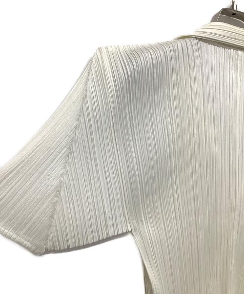 PLEATS PLEASE（プリーツプリーズ）PLEATS PLEASE (プリーツプリーズ) プリーツブラウス ホワイト サイズ:3の古着・服飾アイテム