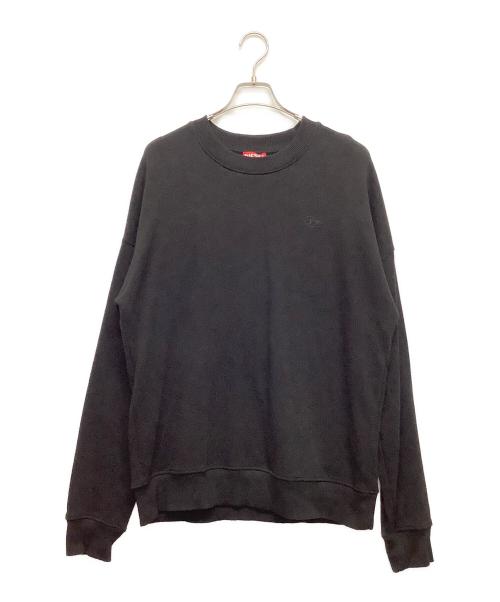 DIESEL（ディーゼル）DIESEL (ディーゼル) クルーネックスウェット ブラック サイズ:不明の古着・服飾アイテム
