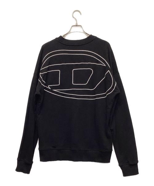 DIESEL（ディーゼル）DIESEL (ディーゼル) クルーネックスウェット ブラック サイズ:不明の古着・服飾アイテム