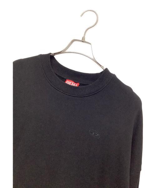 DIESEL（ディーゼル）DIESEL (ディーゼル) クルーネックスウェット ブラック サイズ:不明の古着・服飾アイテム
