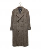 Burberry'sバーバリーズ）の古着「ツイードダブルコート」｜ブラウン