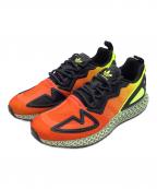 adidasアディダス）の古着「ローカットスニーカー」｜オレンジ×イエロー×ブラック