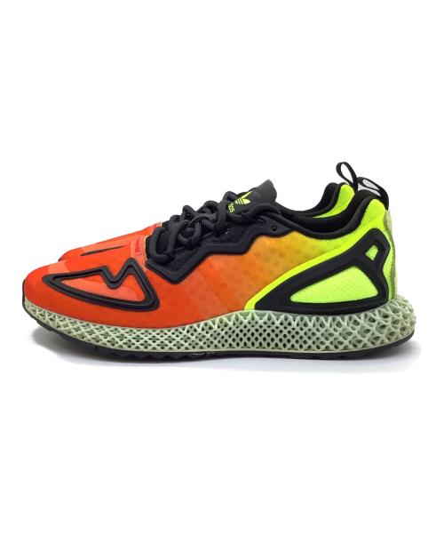 adidas（アディダス）adidas (アディダス) ローカットスニーカー オレンジ×イエロー×ブラック サイズ:25.5の古着・服飾アイテム