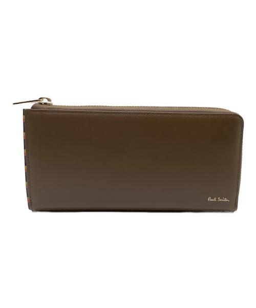 PAUL SMITH（ポールスミス）PAUL SMITH (ポールスミス) 長財布 ベージュの古着・服飾アイテム
