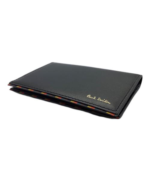 PAUL SMITH（ポールスミス）PAUL SMITH (ポールスミス) カードケース ブラックの古着・服飾アイテム