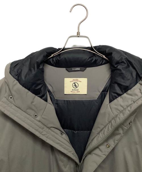 AIGLE（エーグル）AIGLE (エーグル) エアリーロングダウン グレー サイズ:XLの古着・服飾アイテム