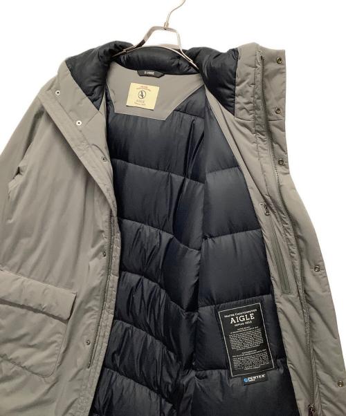 AIGLE（エーグル）AIGLE (エーグル) エアリーロングダウン グレー サイズ:XLの古着・服飾アイテム