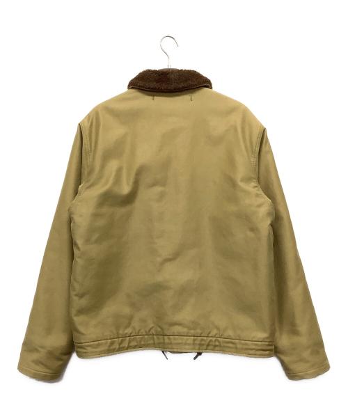 THE REAL McCOY'S（ザ・リアルマッコイズ）THE REAL McCOY'S (ザ・リアルマッコイズ) N-1デッキジャケット カーキ サイズ:44Rの古着・服飾アイテム