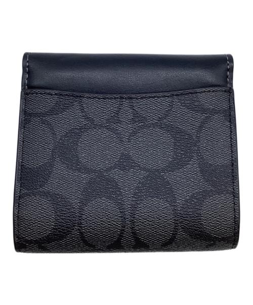 COACH（コーチ）COACH (コーチ) 3つ折り財布 ブラックの古着・服飾アイテム