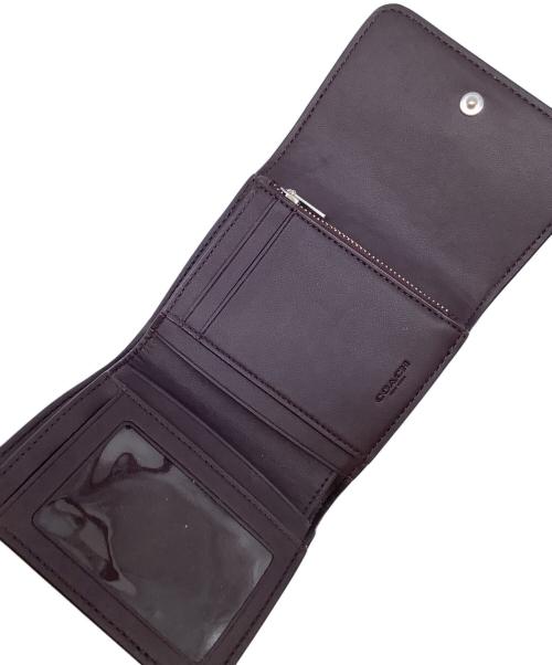 COACH（コーチ）COACH (コーチ) 3つ折り財布 ブラックの古着・服飾アイテム