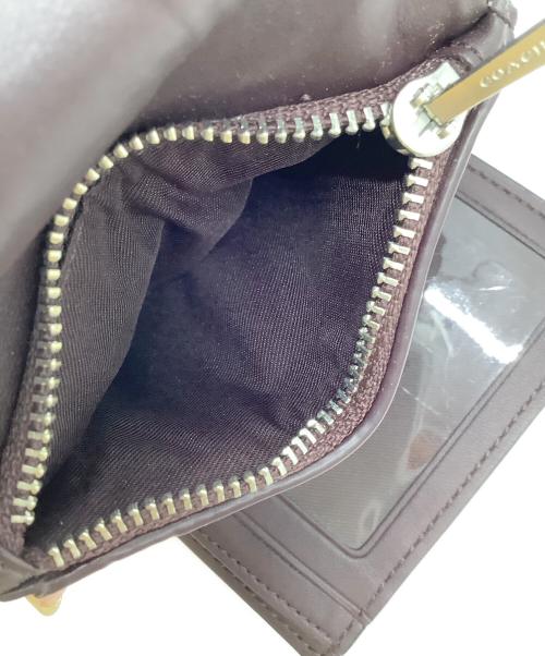 COACH（コーチ）COACH (コーチ) 3つ折り財布 ブラックの古着・服飾アイテム