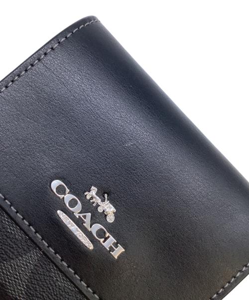 COACH（コーチ）COACH (コーチ) 3つ折り財布 ブラックの古着・服飾アイテム