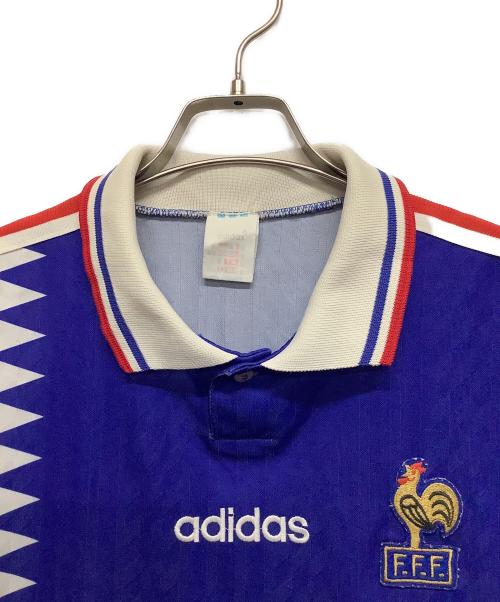 adidas（アディダス）adidas (アディダス) ゲームシャツ ブルー サイズ:Mの古着・服飾アイテム