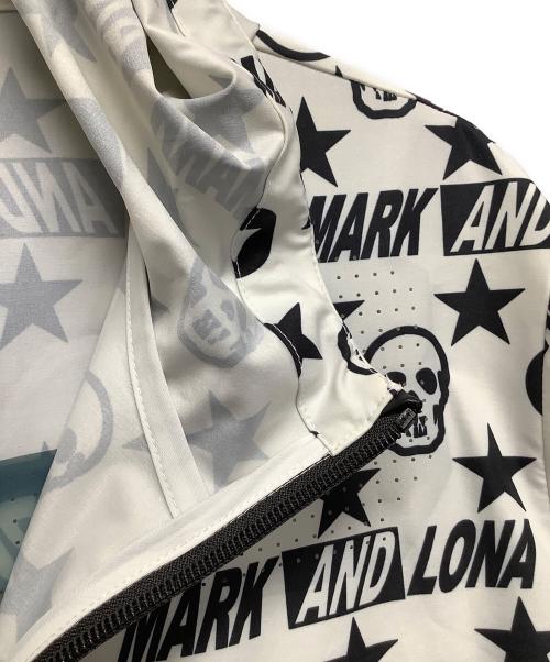 MARK&LONA（マークアンドロナ）MARK&LONA (マークアンドロナ) ナイロンジャケット ホワイト×ブラック サイズ:48の古着・服飾アイテム