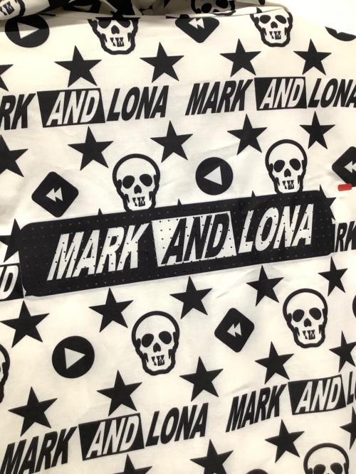 MARK&LONA（マークアンドロナ）MARK&LONA (マークアンドロナ) ナイロンジャケット ホワイト×ブラック サイズ:48の古着・服飾アイテム
