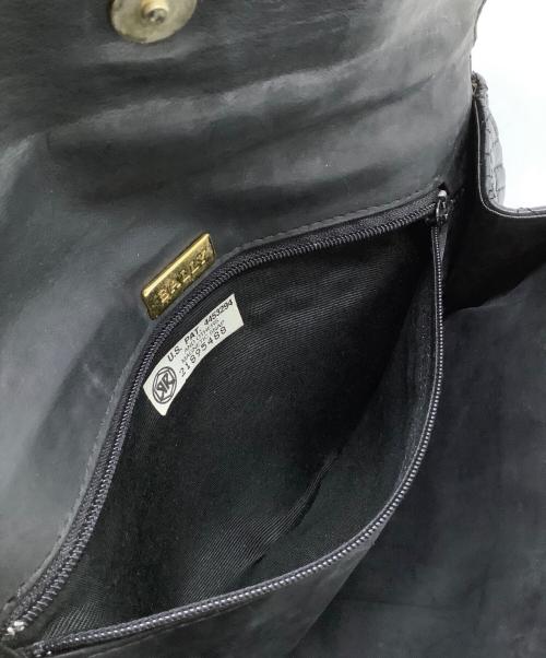 BALLY（バリー）BALLY (バリー) キルティングチェーンショルダーバッグ ブラックの古着・服飾アイテム