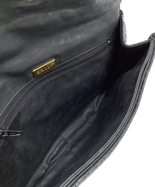 BALLY（バリー）BALLY (バリー) キルティングチェーンショルダーバッグ ブラックの古着・服飾アイテム