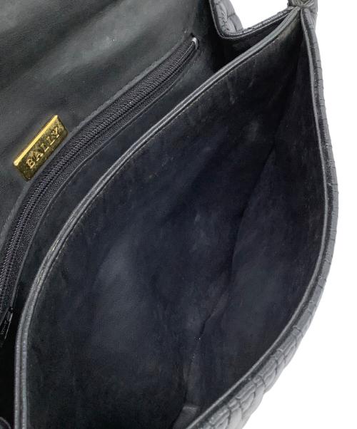 BALLY（バリー）BALLY (バリー) キルティングチェーンショルダーバッグ ブラックの古着・服飾アイテム