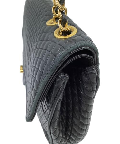 BALLY（バリー）BALLY (バリー) キルティングチェーンショルダーバッグ ブラックの古着・服飾アイテム
