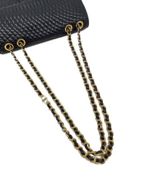 BALLY（バリー）BALLY (バリー) キルティングチェーンショルダーバッグ ブラックの古着・服飾アイテム