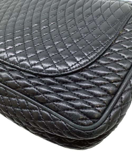 BALLY（バリー）BALLY (バリー) キルティングチェーンショルダーバッグ ブラックの古着・服飾アイテム