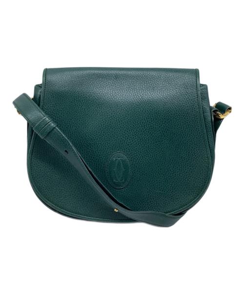 Cartier（カルティエ）Cartier (カルティエ) ショルダーバッグ グリーンの古着・服飾アイテム