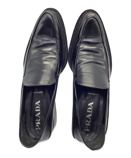 PRADA（プラダ）PRADA (プラダ) レザーシューズ ブラック サイズ:36の古着・服飾アイテム