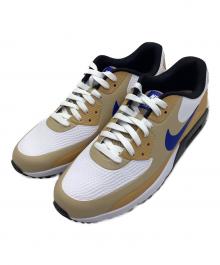 NIKE（ナイキ）の古着「ゴルフシューズ　エア マックス 90 G」｜カーキ×ホワイト