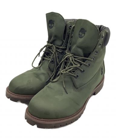 【美品】Timberland オリーブグリーン ブーツ 中古・古着通販】Timberland (ティンバーランド) アイコン 6インチ
