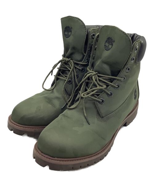 Timberland（ティンバーランド）Timberland (ティンバーランド) アイコン 6インチ ファブリック ブーツ グリーン サイズ:28cmの古着・服飾アイテム