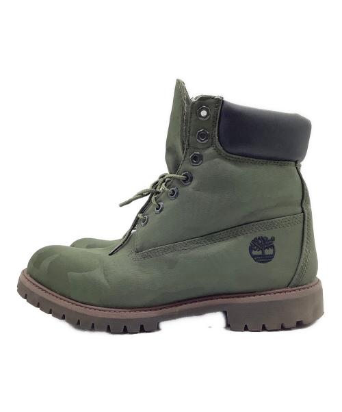 Timberland（ティンバーランド）Timberland (ティンバーランド) アイコン 6インチ ファブリック ブーツ グリーン サイズ:28cmの古着・服飾アイテム