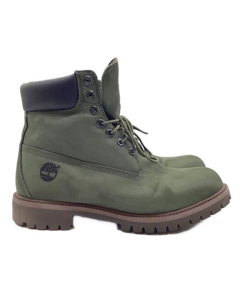 Timberland（ティンバーランド）Timberland (ティンバーランド) アイコン 6インチ ファブリック ブーツ グリーン サイズ:28cmの古着・服飾アイテム