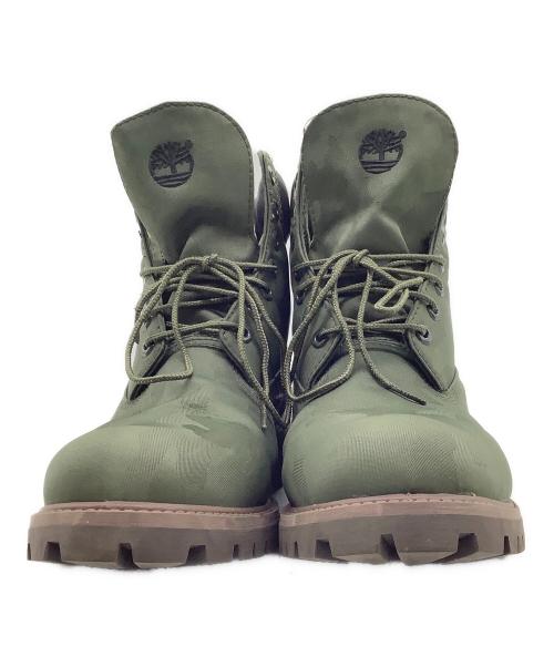 Timberland（ティンバーランド）Timberland (ティンバーランド) アイコン 6インチ ファブリック ブーツ グリーン サイズ:28cmの古着・服飾アイテム