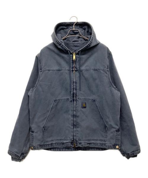 CarHartt（カーハート）CarHartt (カーハート) フーテッドデニムジャケット ブルー サイズ:Lの古着・服飾アイテム
