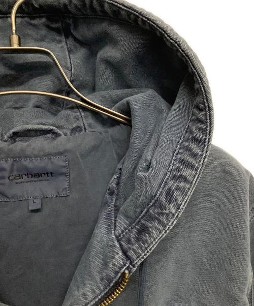 CarHartt（カーハート）CarHartt (カーハート) フーテッドデニムジャケット ブルー サイズ:Lの古着・服飾アイテム
